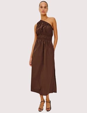 rails brown silk dress Rails Anya Skirt, Espresso main image 1