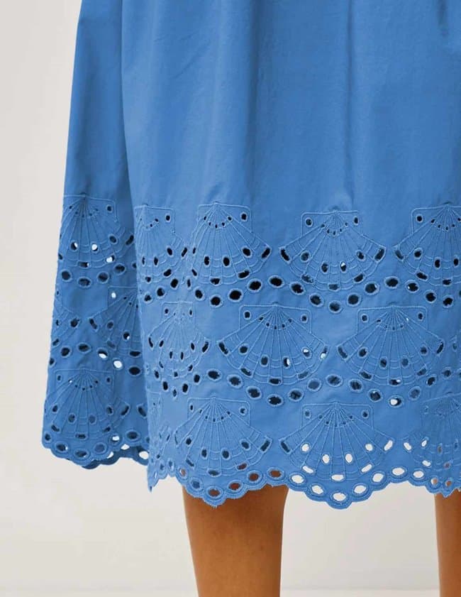 Rails roxanne dress - harbor blue detail