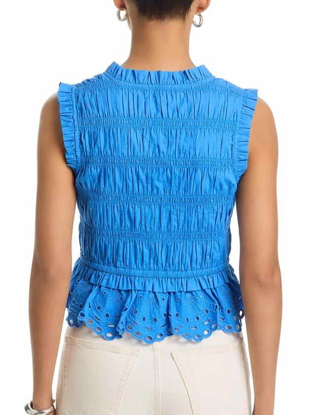 Rails martine top - blue side