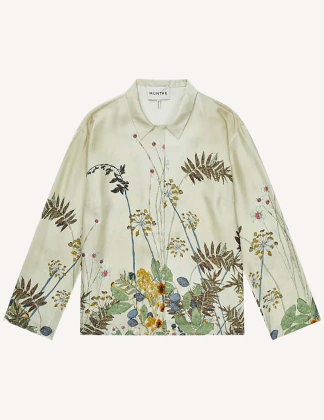 Munthe faiza blouse - cream back