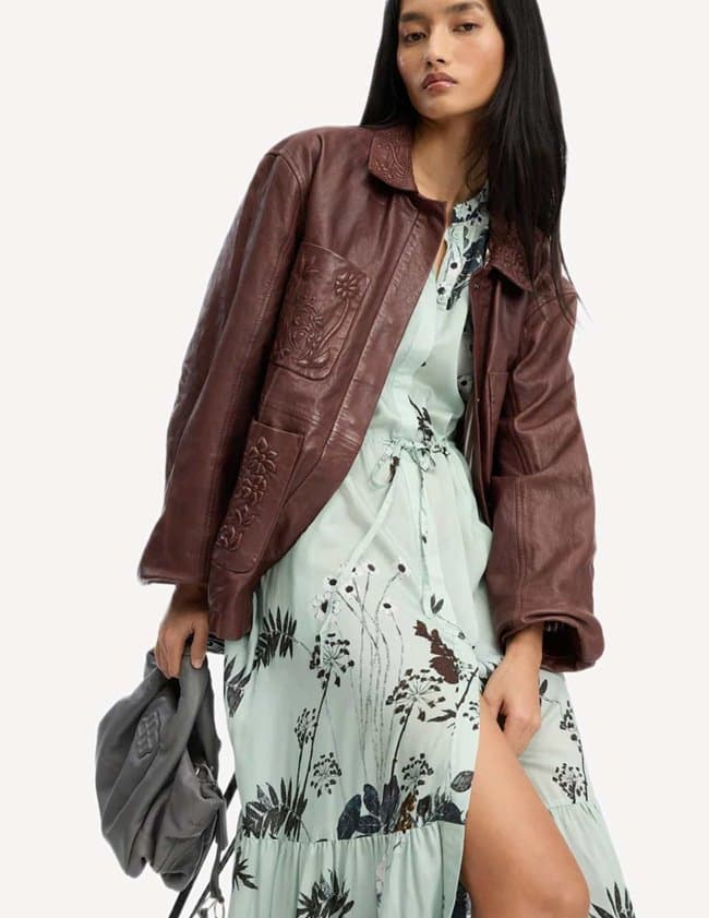 Munthe bernadette dress - mint side