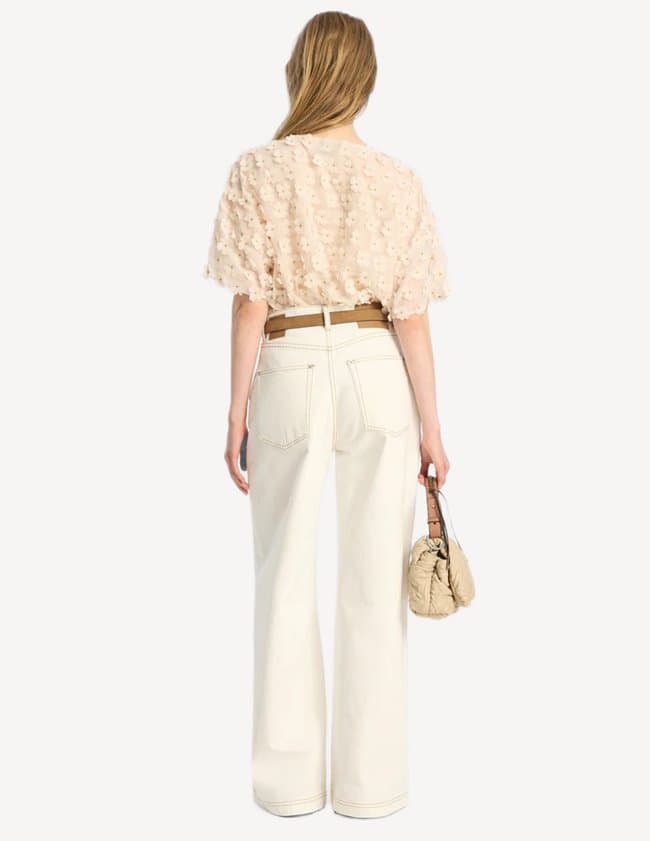 Munthe bossi top - cream model