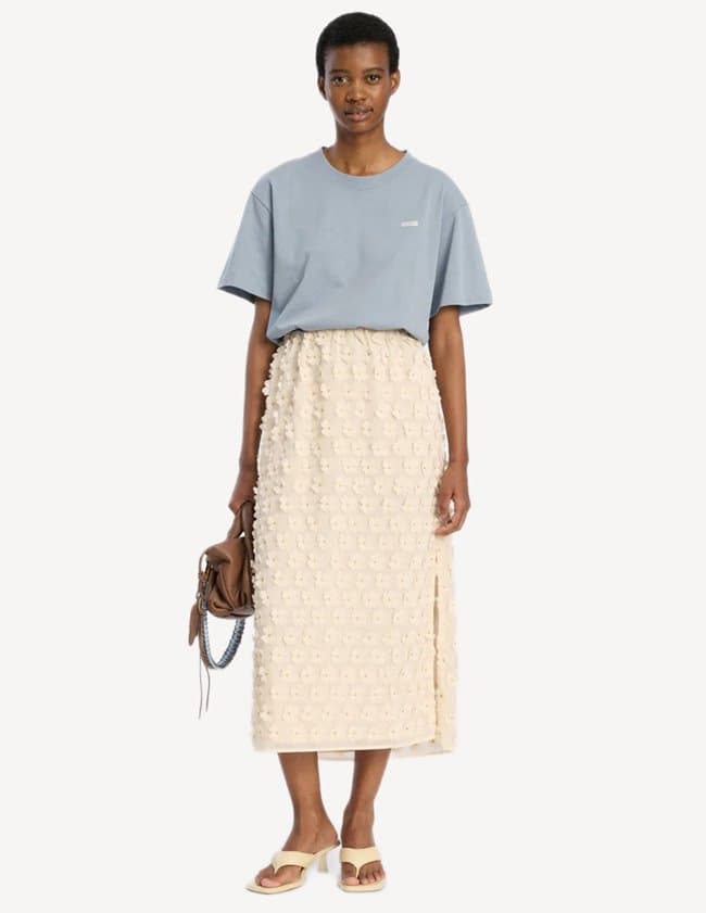 Munthe bloomy skirt - cream