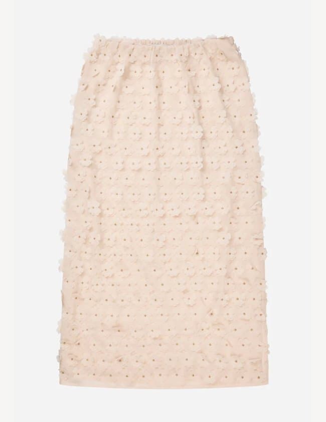 Munthe bloomy skirt - cream back