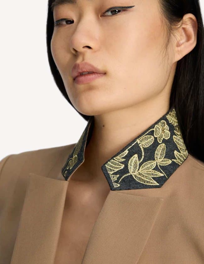 Munthe bineeta jacket - camel detail
