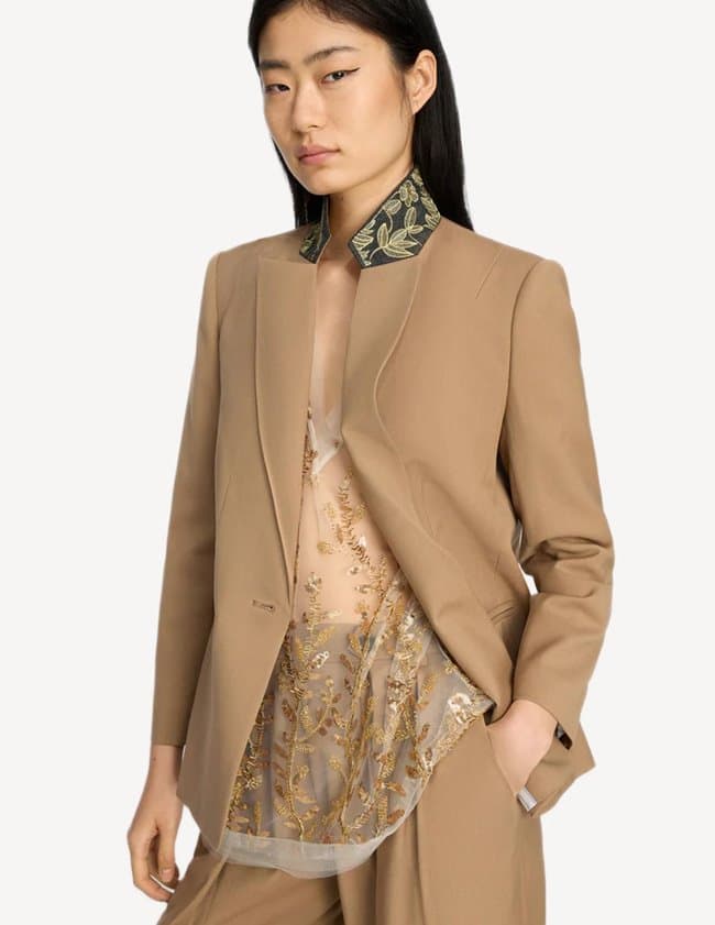 Munthe bineeta jacket - camel side