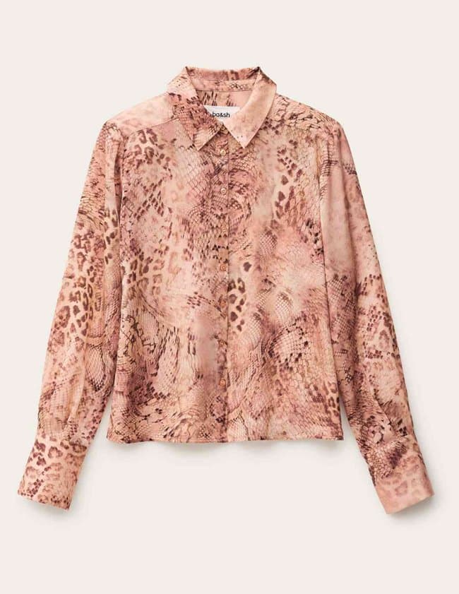 ba&sh cornelia shirt - rose back