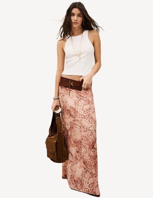 ba&sh ciria skirt - rose