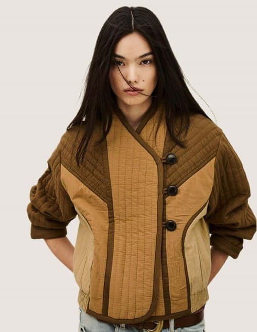 ba&sh cisca jacket - camel
