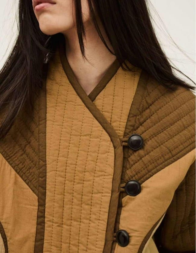 ba&sh cisca jacket - camel side