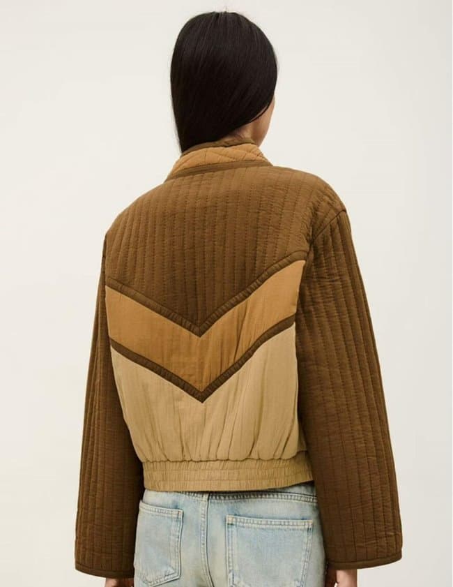 ba&sh cisca jacket - camel detail