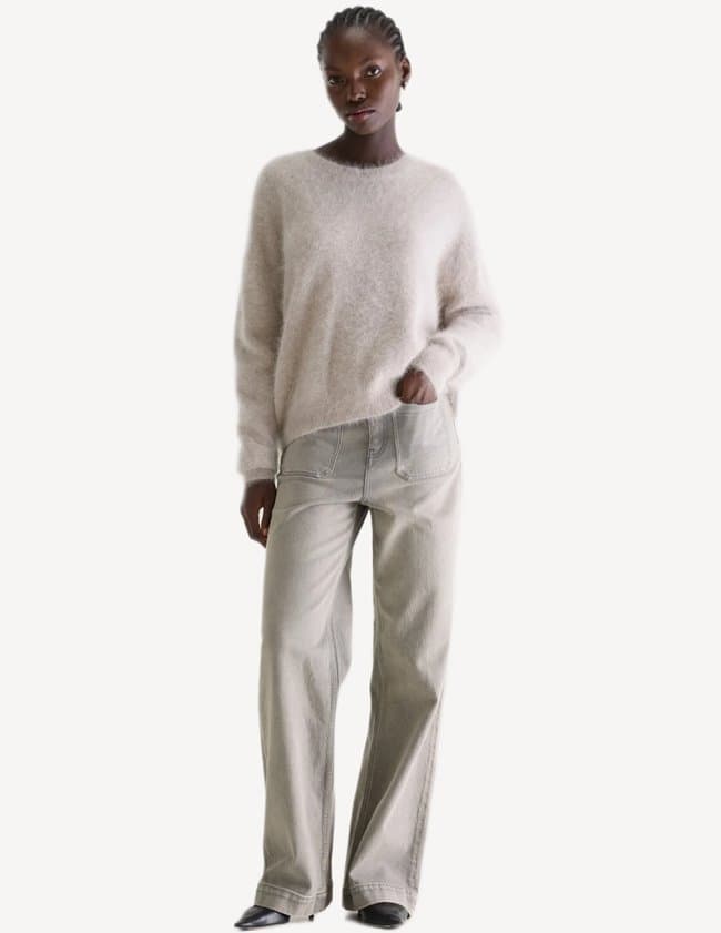 Bellerose datus jumper - light grey side