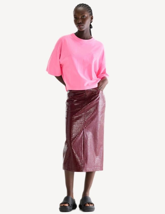 Bellerose voss tee - pink side