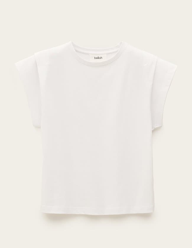 ba&sh pio tee - white back