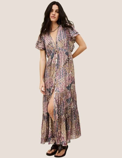 ba&sh pareta dress - rose