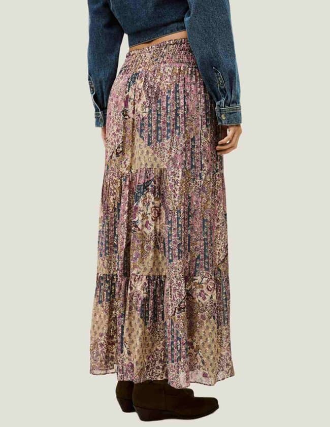 ba&sh pitsy skirt - rose model