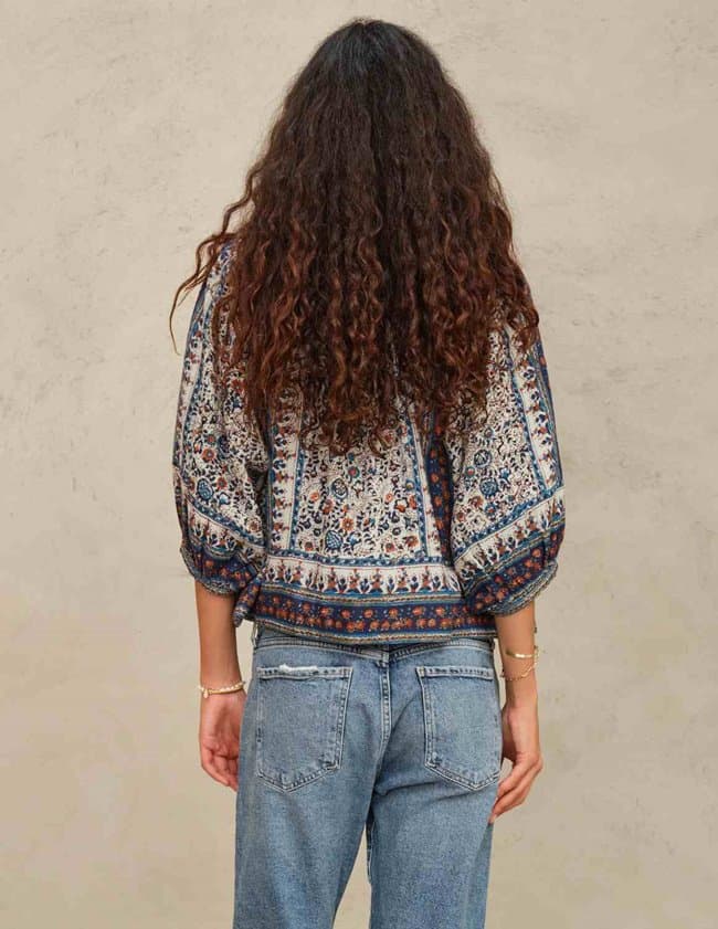 MABE Cass Jacket in Indigo detail