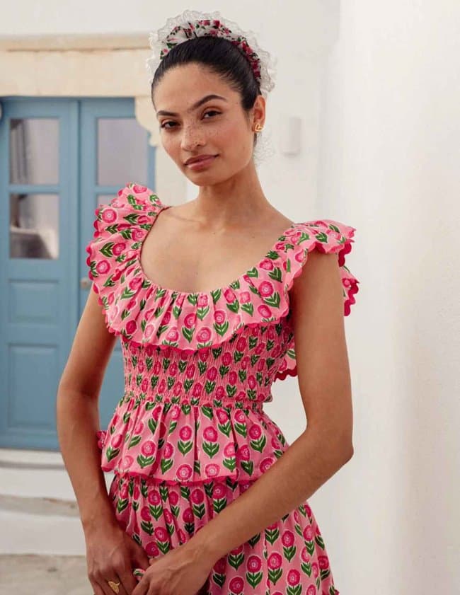 Pink City Prints susie top - marigold