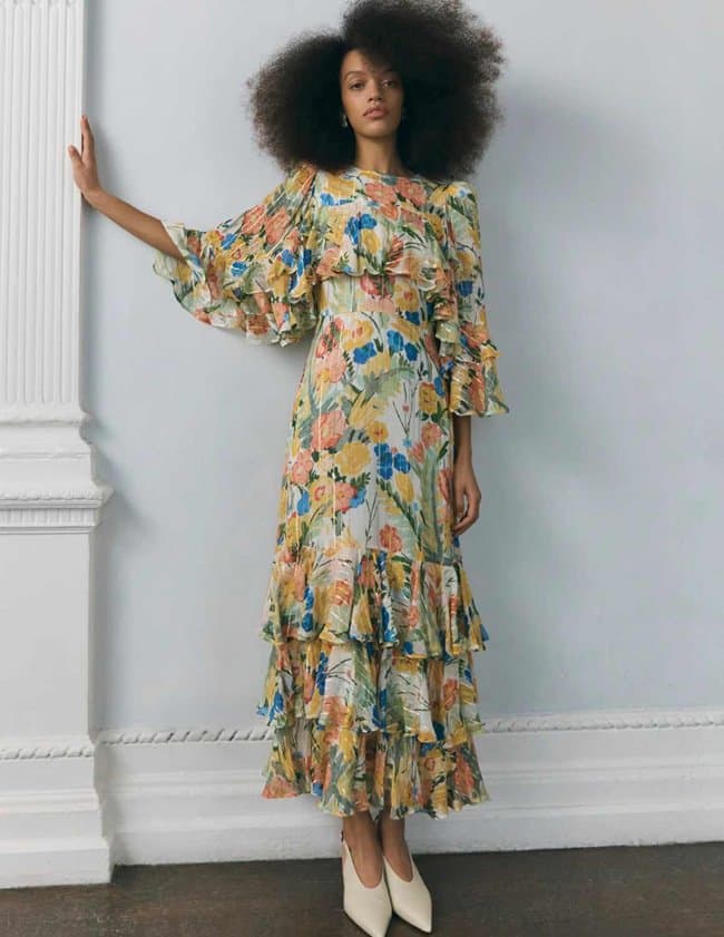 Queens of Archive eleanor dress - garden