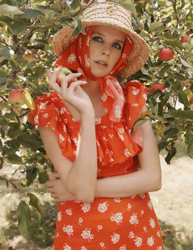 Queens of Archive olivia dress - red side