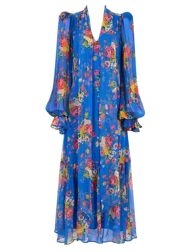 Queens of Archive marnie dress - cobalt back