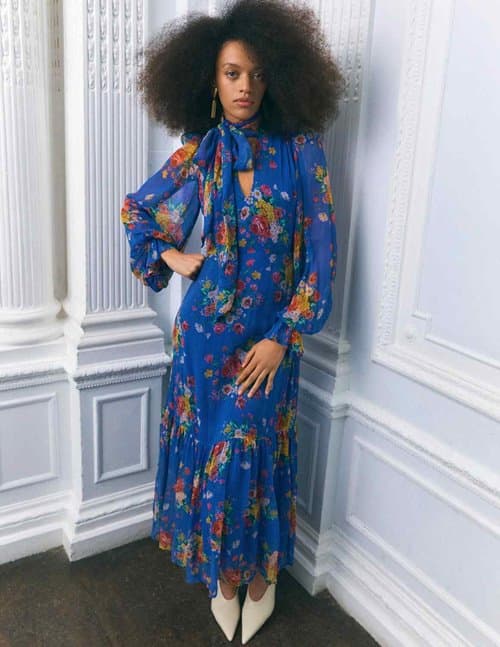 Queens of Archive marnie dress - cobalt