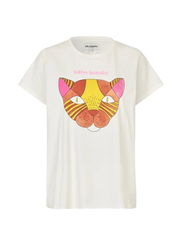 Lollys Laundry romall tee - white back