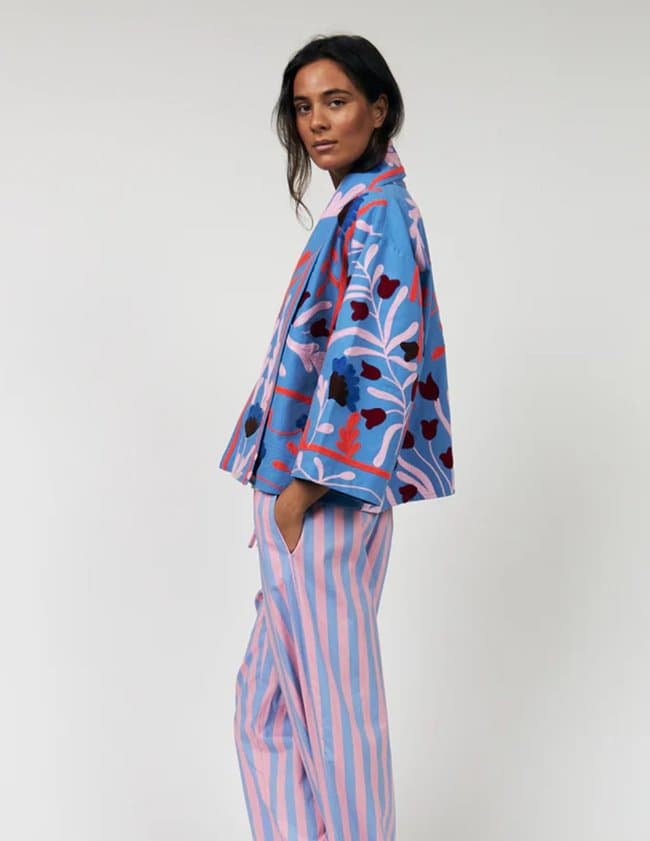 Lollys Laundry rumill jacket - blue side