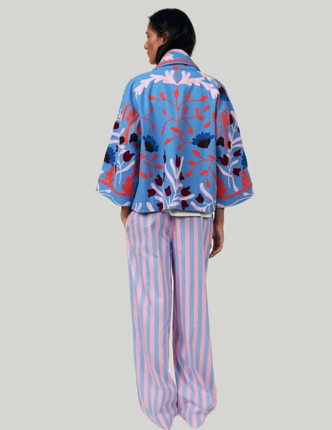 Lollys Laundry rumill jacket - blue model