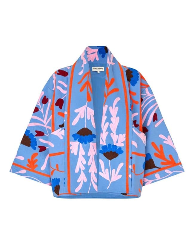 Lollys Laundry rumill jacket - blue back