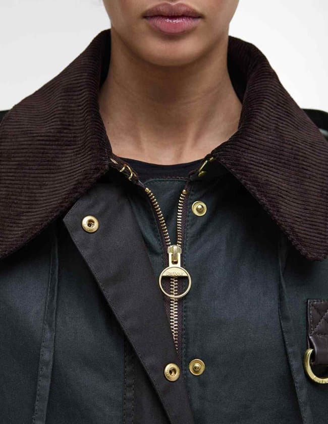 Barbour reighton wax jacket - sage model