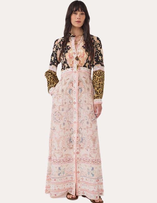 Hayley Menzies desert loom shirt dress - multi