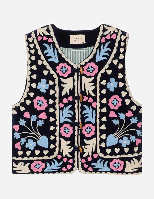 Sissel Edelbo timothy gilet - navy back