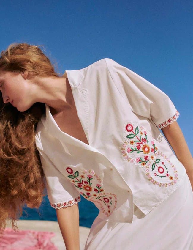 Louise Misha emilius shirt - ivory