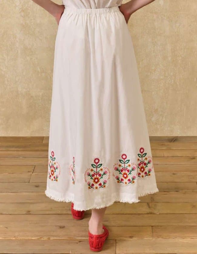Louise Misha paola skirt - ivory model