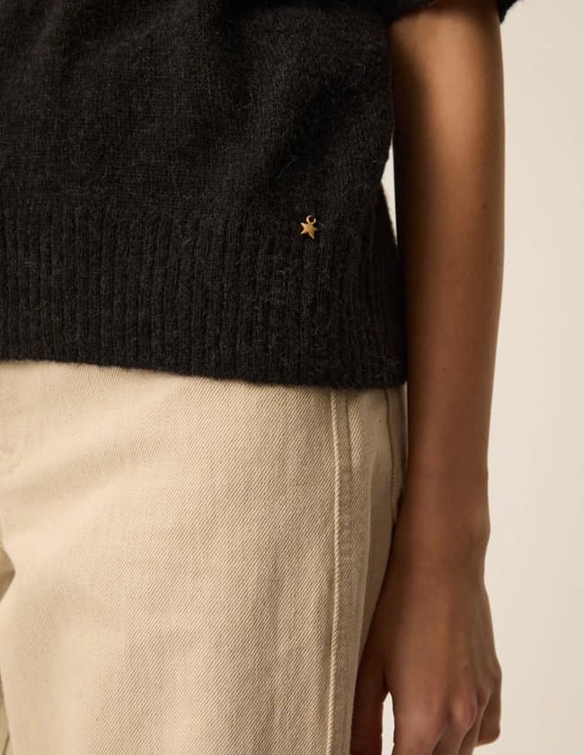 Des Petits Hauts cowboy jumper - black model