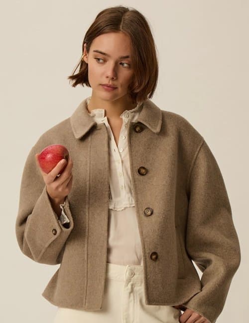 Des Petits Hauts yseult jacket - latte