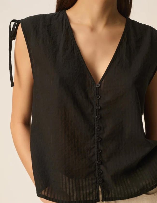 Des Petits Hauts santas top - black side