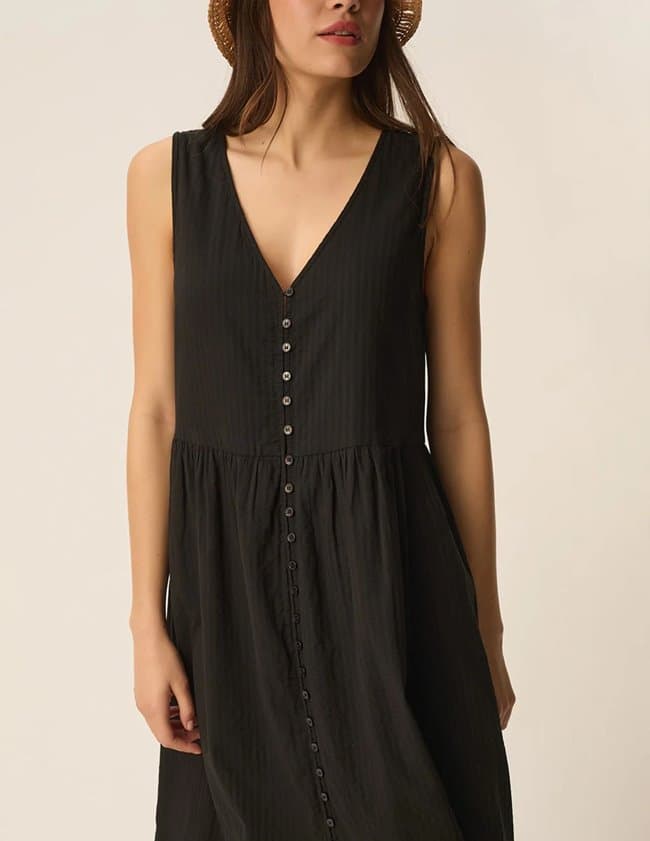 Des Petits Hauts santana dress - black side