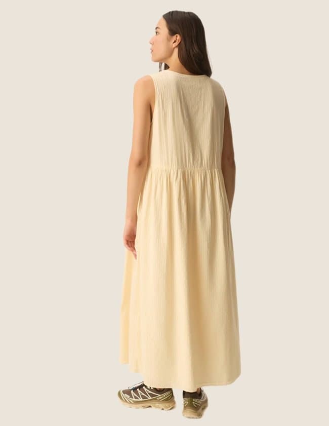 Des Petits Hauts santana dress - yellow detail