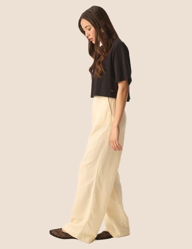 Des Petits Hauts espiza trousers - yellow back