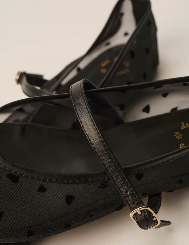 Des Petits Hauts luz ballerina - black side