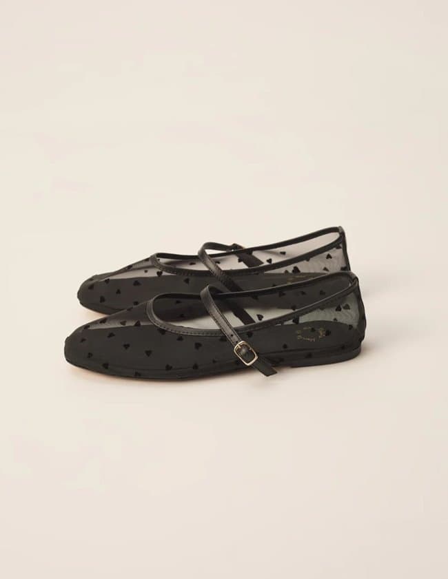 Des Petits Hauts luz ballerina - black detail
