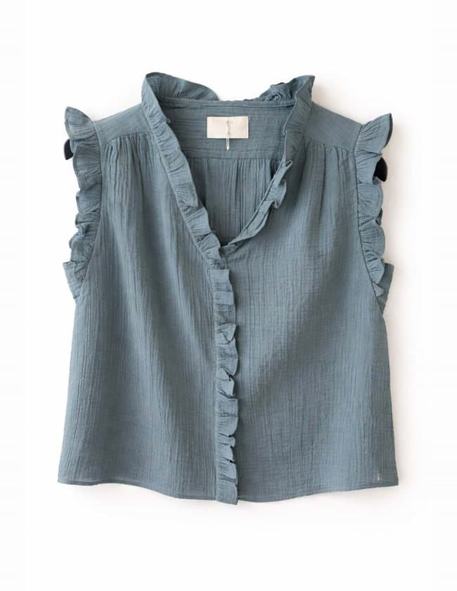 Des Petits Hauts soprano top - blue back