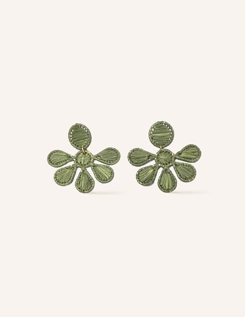 Feeka fiorenza earrings - kale