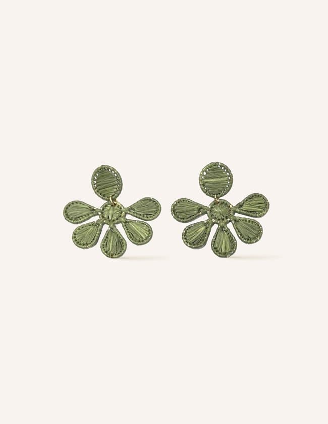 Feeka fiorenza earrings - kale