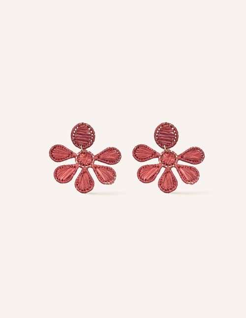 Feeka fiorenza earrings - bourgogne