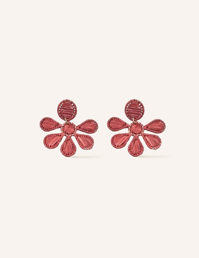 Feeka fiorenza earrings - bourgogne