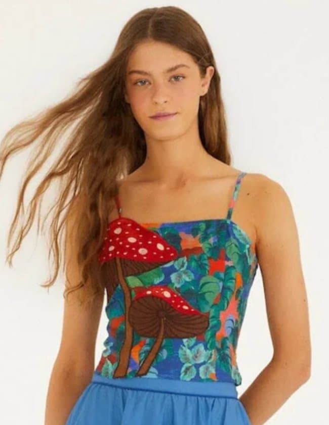 Farm Rio dream landscape top - multi