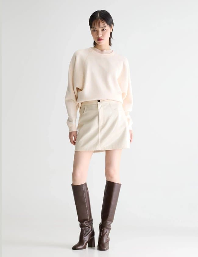 Bellerose fella sweatshirt - oatmeal back